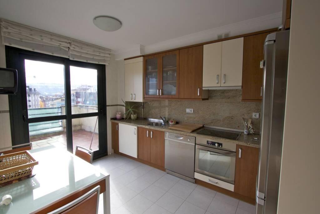 Ferienwohnung Atico Centro Oviedo 3Hab+Garaje+Terraza+Wifi Exterior foto