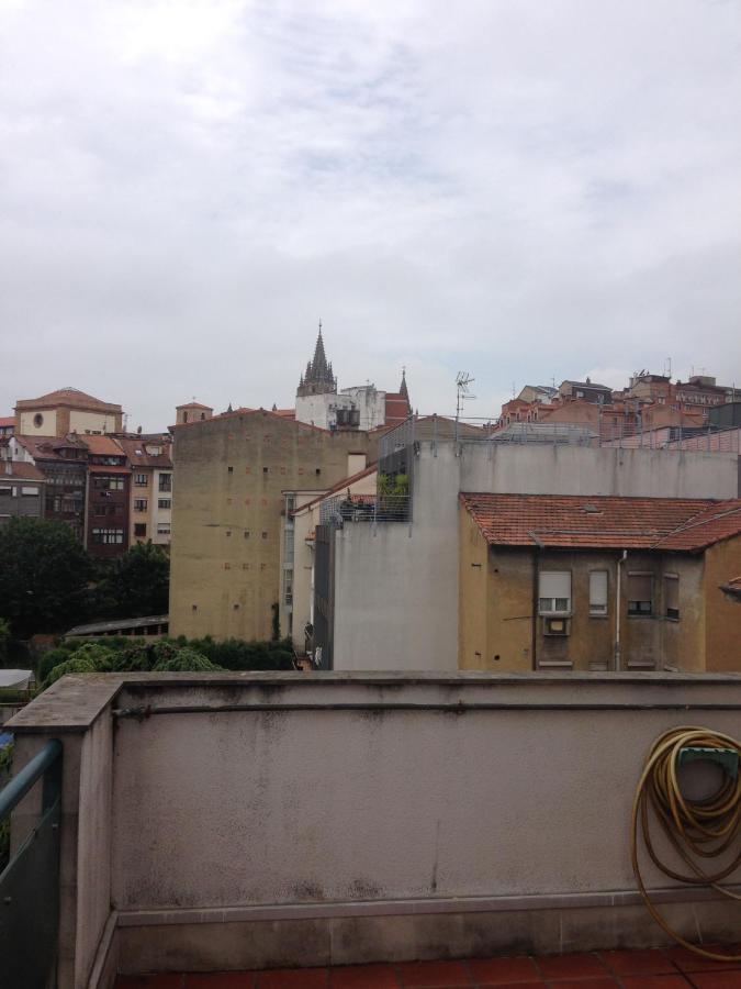 Ferienwohnung Atico Centro Oviedo 3Hab+Garaje+Terraza+Wifi Exterior foto